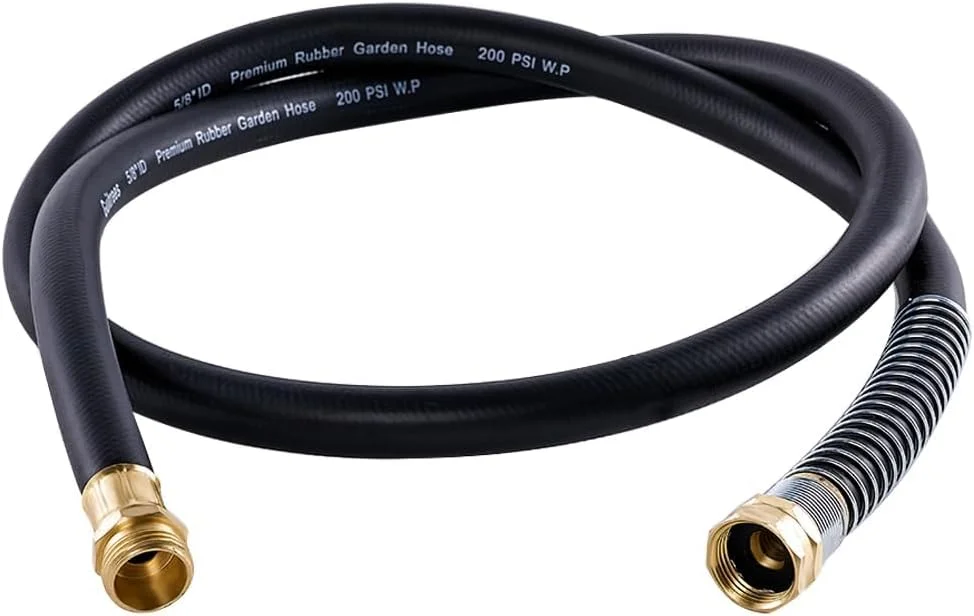50FT 5/8 Heavy Duty Rubber Garden Hose, 300psi Working, 1000psi Burst - Image 47