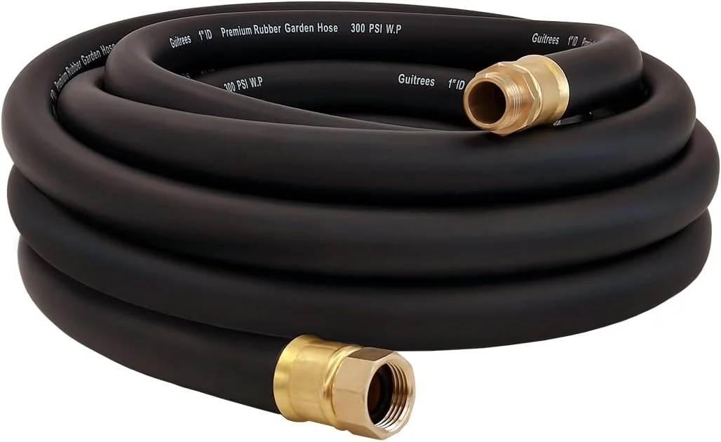 50FT 5/8 Heavy Duty Rubber Garden Hose, 300psi Working, 1000psi Burst - Image 3