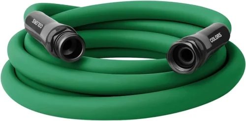 Garden Hose 5/8 in. x 100 ft., Lightweight All-Weather Water Hose, Durable and Flexible, Leak-Free Connections