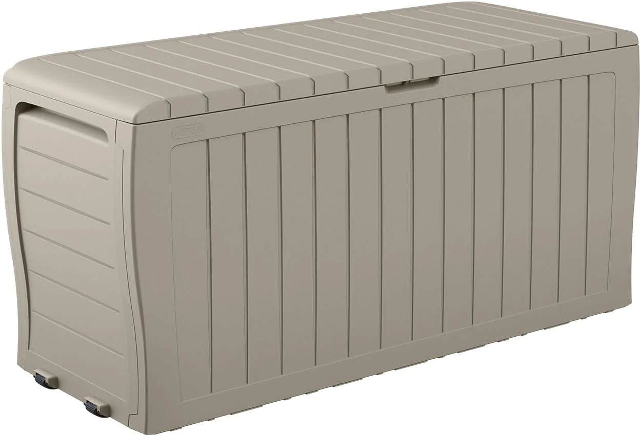Marvel Plus 71 Gallon Resin Deck Box-Organization and Storage for Patio Storage Box Outdoor Cushions - Image 2