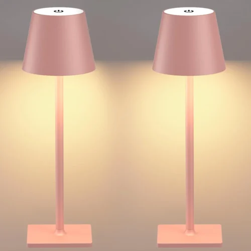 Alternative view of 4 Pack Gold Rechargeable Led Cordless Table Lamps