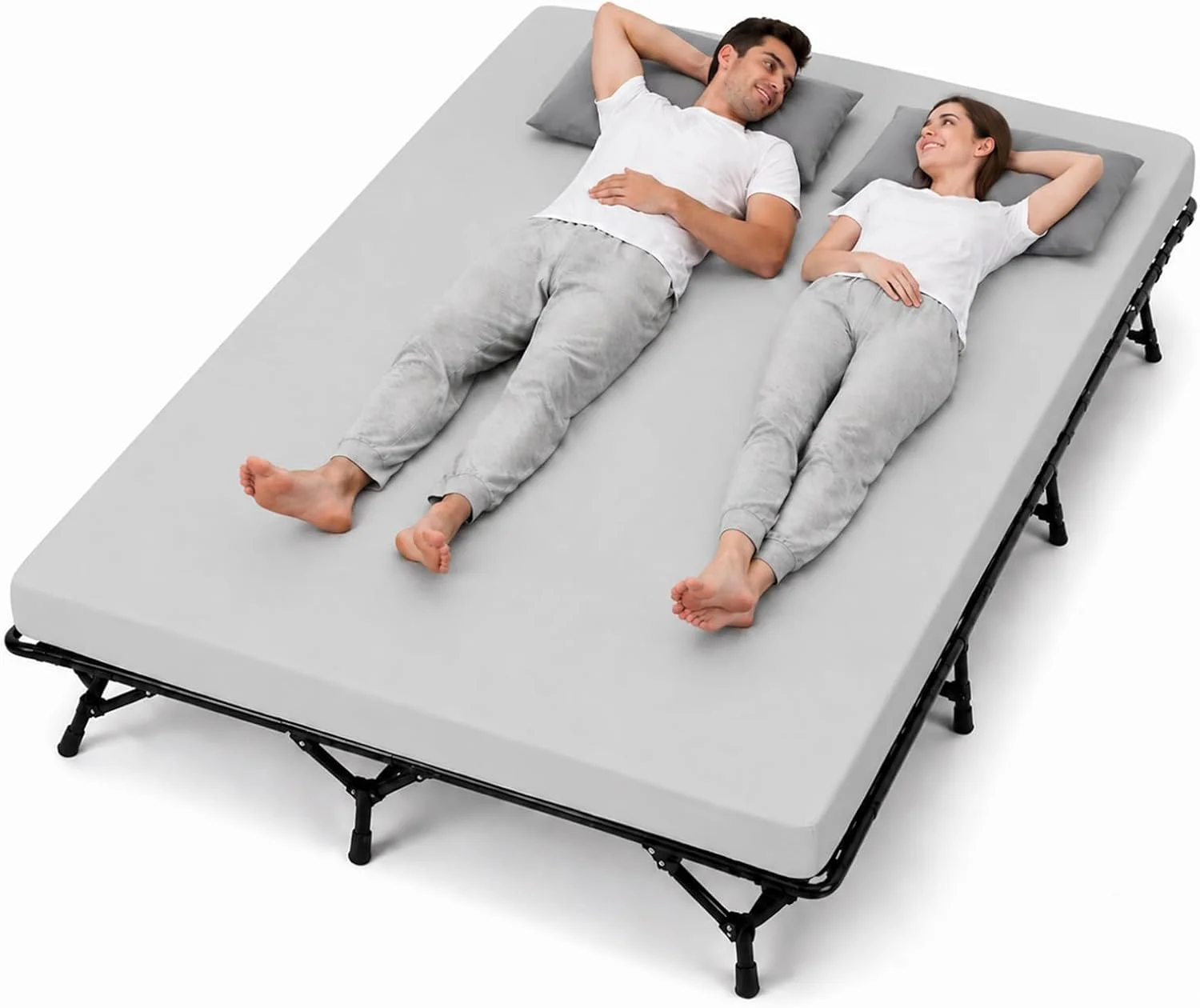 Camping Cot Pad 2 Inch Memory Foam, Camping Pad for Folding Cot and Foldable Cot, Portable Roll Up Camp Gear for - Image 9
