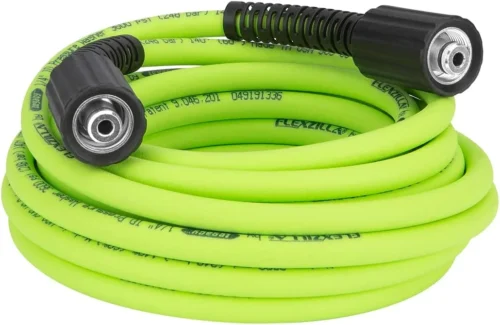 Nook Pressure Washer Replacement Hose, 1/4 in. x 50 ft., 3600 PSI, M22 Fittings, No-Kink, Lightweight, ZillaGreen