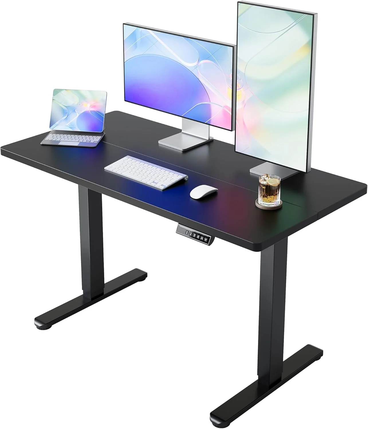 32 Small Electric Standing Desk Adjustable Height, 4 Memory Height Settings - Image 32