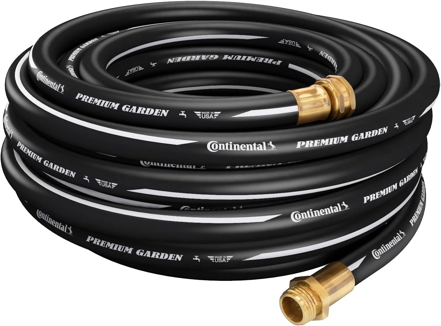 Premium Garden Black Heavy Duty Cold Water Garden Hose, 5/8in Inside Diameter x 100ft Length - Image 4