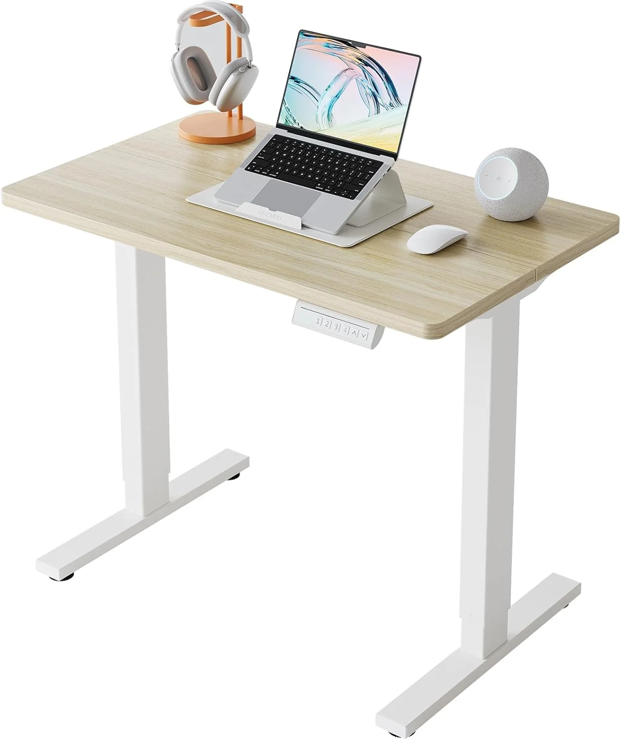 32 Small Electric Standing Desk Adjustable Height, 4 Memory Height Settings - Image 4