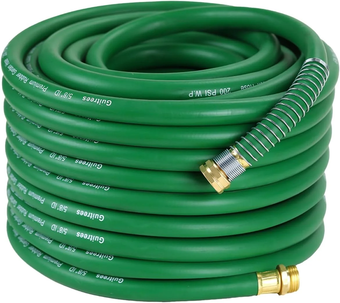 50FT 5/8 Heavy Duty Rubber Garden Hose, 300psi Working, 1000psi Burst - Image 16