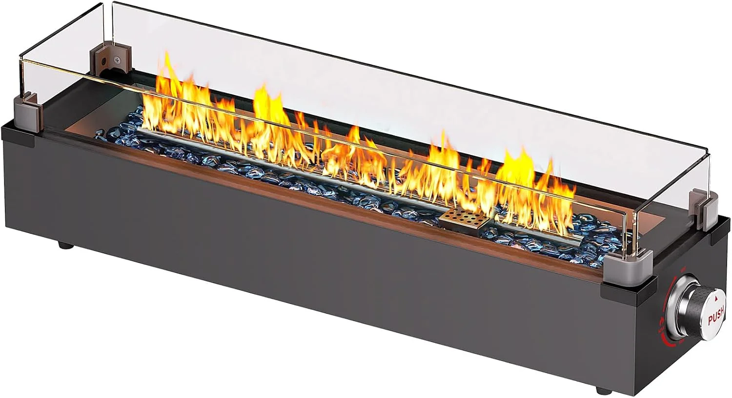Large Propane Fire Pit 19 Inch, Gas Fire Pit with Grill Grate, Folding Legs, 58, 000 BTU - Image 5