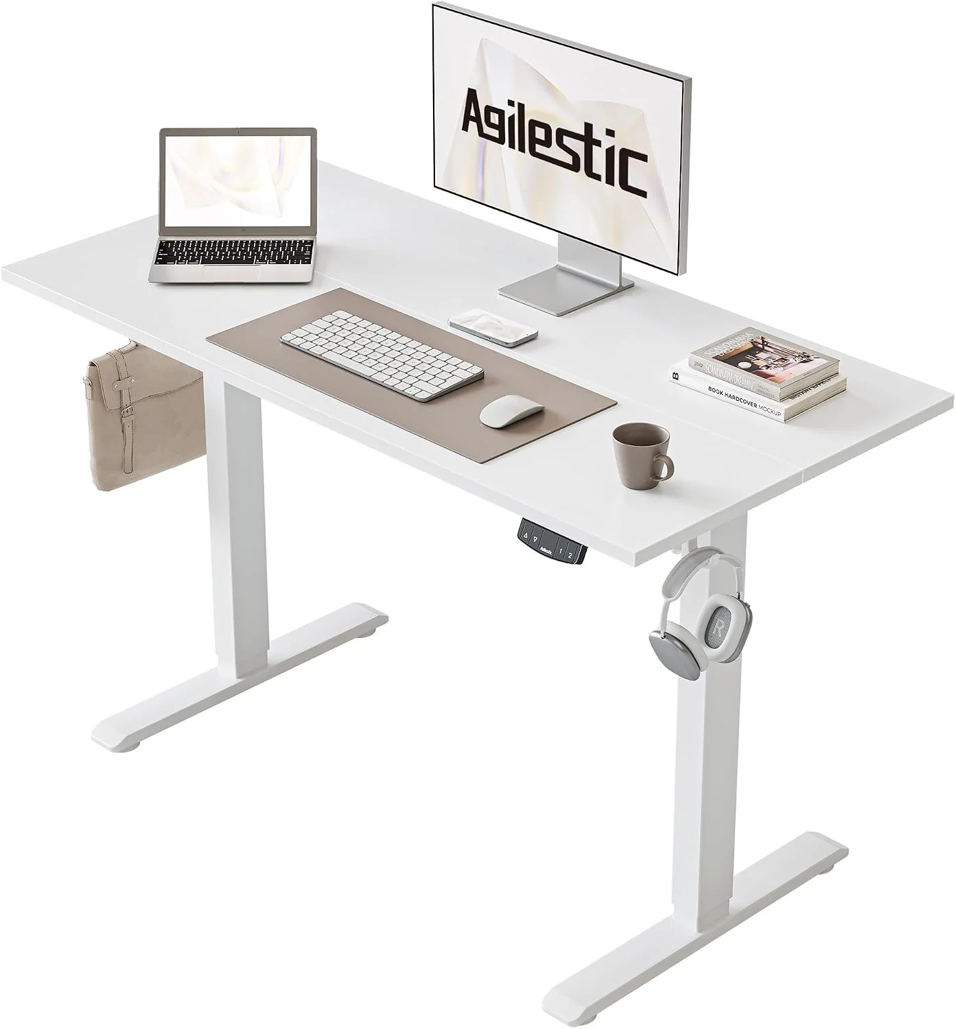 Electric Standing Desk, 48 x 24 Inches Height Adjustable Desk - Image 5
