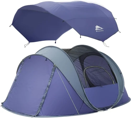 Alternative view of Person Easy Pop Up Tent, Camping Tent with Skylight and Rainfly, Waterproof