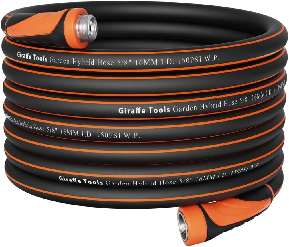 Tools Garden Hose 5/8, Water Hose Heavy Duty, 100ft Male to Female Fittings, Burst 600 PSI - Image 4