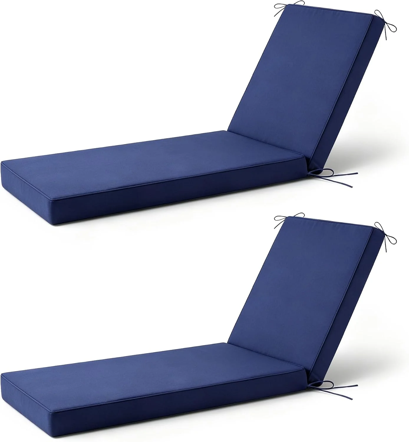 Chaise Lounge Cushions Outdoor, 72x 21x 3 Inch Waterproof & Fade-Resistant Lounge Chair Cushion - Image 3