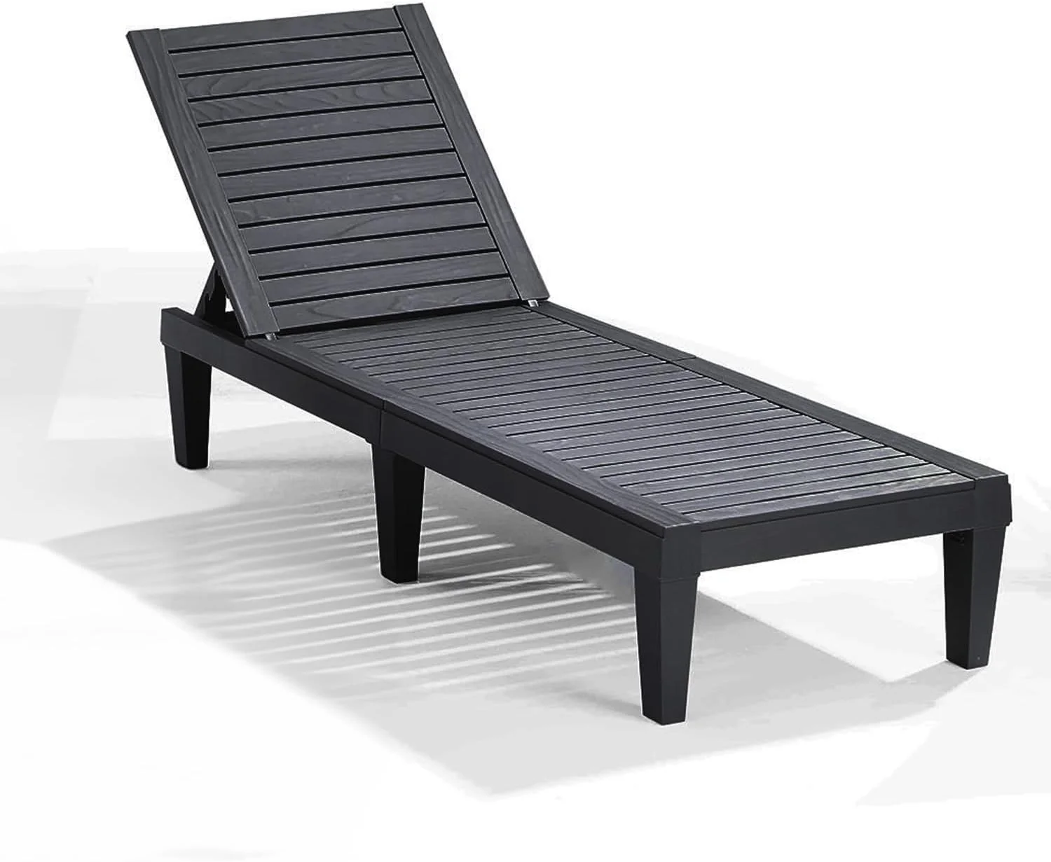 Lounge Chair Outdoor, Tanning Chair, Chaise Lounge Outdoor Set of 2, 5 Adjustable Positions - Image 14