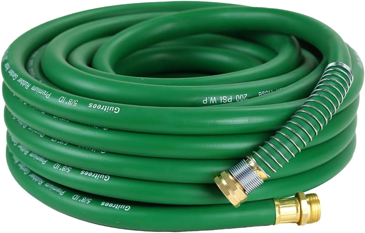 50FT 5/8 Heavy Duty Rubber Garden Hose, 300psi Working, 1000psi Burst - Image 13