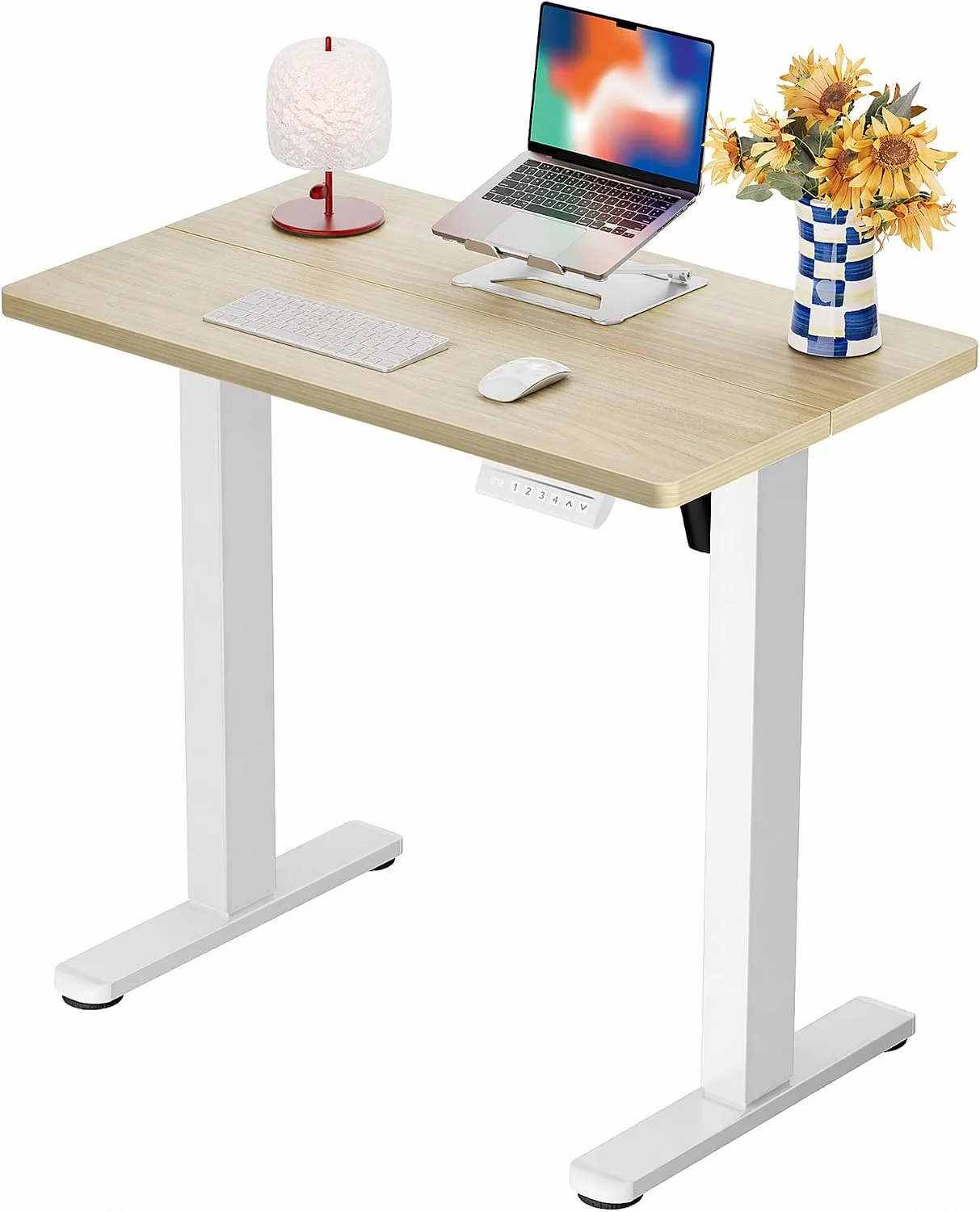 Height Adjustable Electric Standing Desk, 48 x 24 Inches Sit Stand up Desk - Image 27