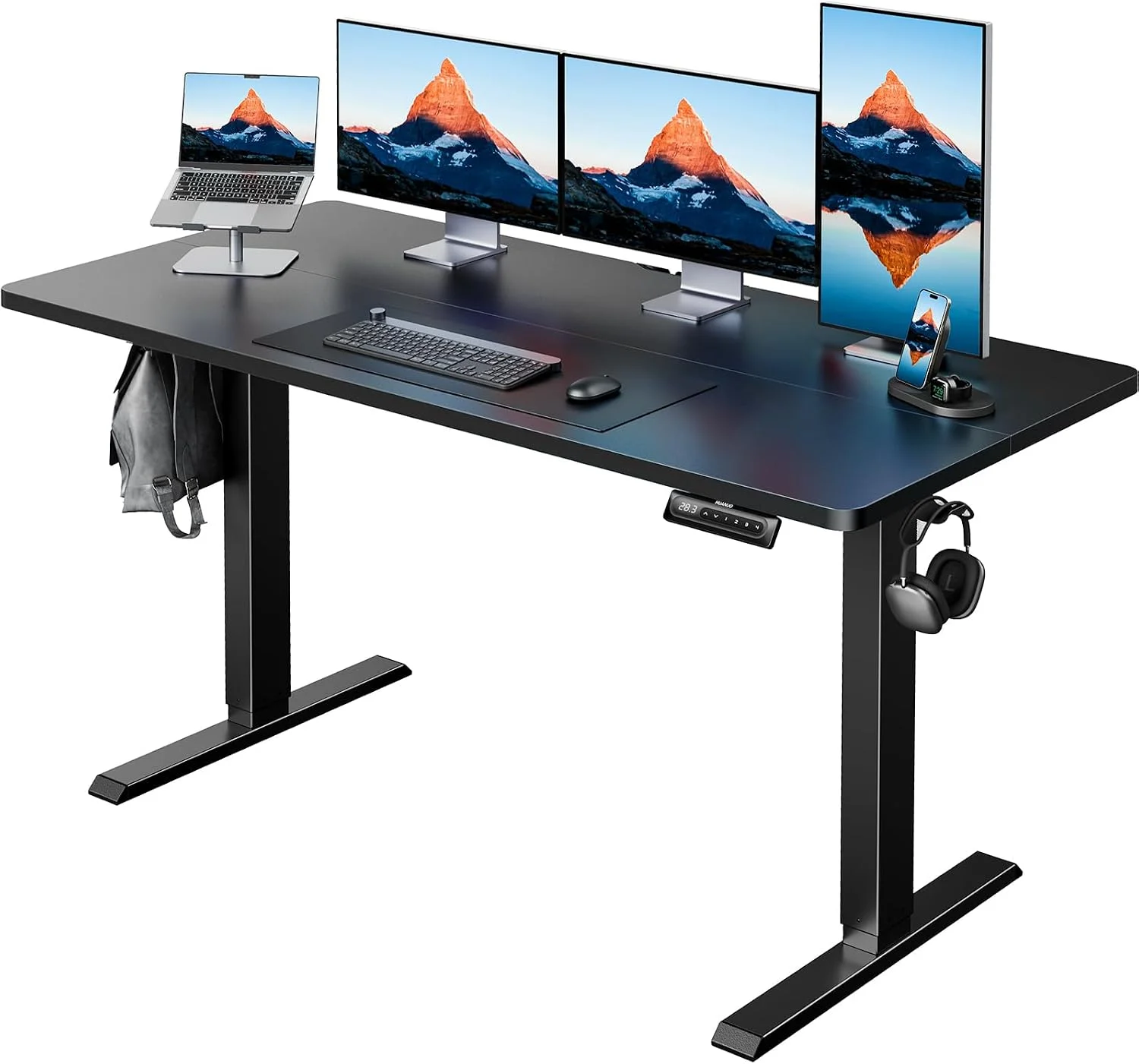 32 Small Electric Standing Desk Adjustable Height, 4 Memory Height Settings - Image 29