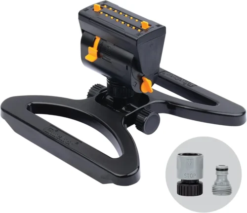 65178AMZ MiniMax Turbo Oscillating Sprinkler on Tripod, 4000 sq. ft., 4-Way Adjustable