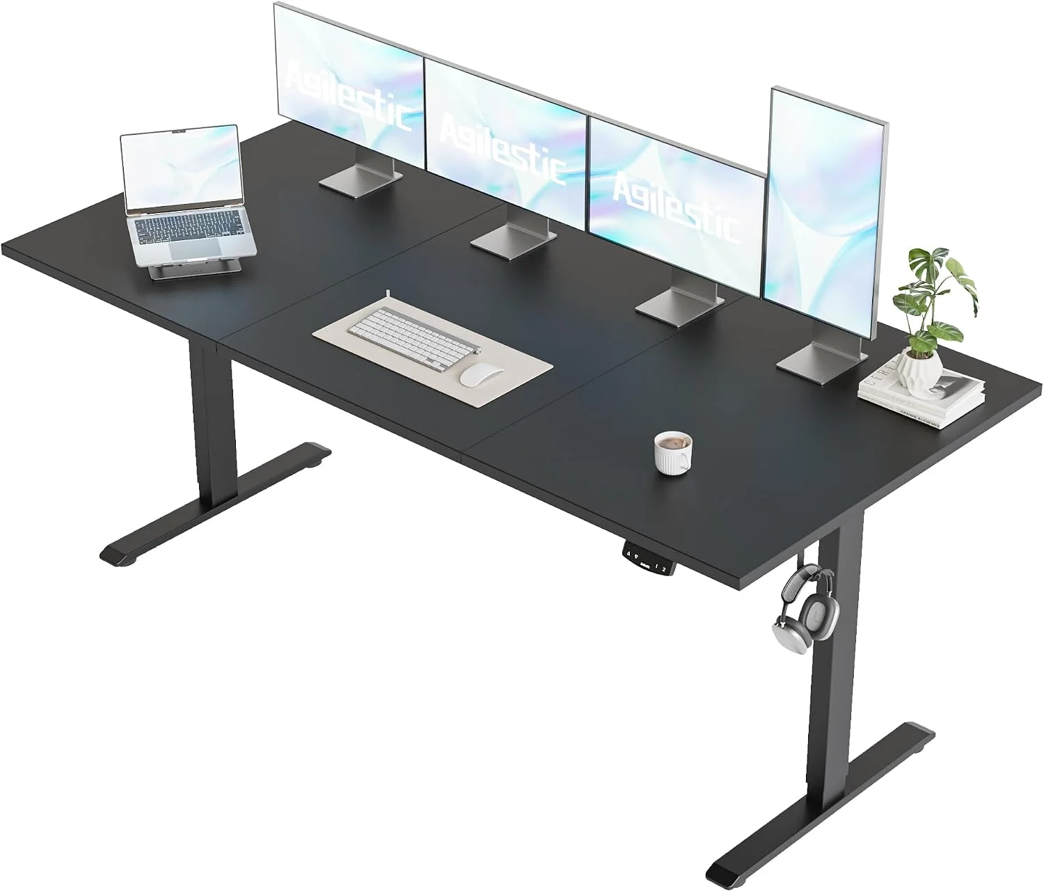 Electric Standing Desk, 48 x 24 Inches Height Adjustable Desk - Image 17