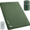 CumbreX? Self Inflating Sleeping Pad, 3.15 Ultra-Thick Memory Foam Camping Pad with Pillow Fast Inflating in 20s