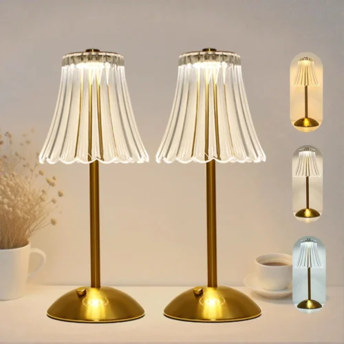 Alternative view of Cordless Rechargeable Table Lamp, Dimmable, 3-Color Temperature, Set of 2