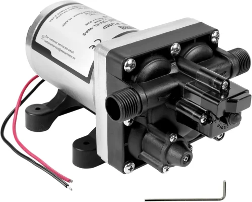 RV Pump, 12V Self-priming RV Water Pressure Pump 4.0GPM 45PSI with Pressure Switch