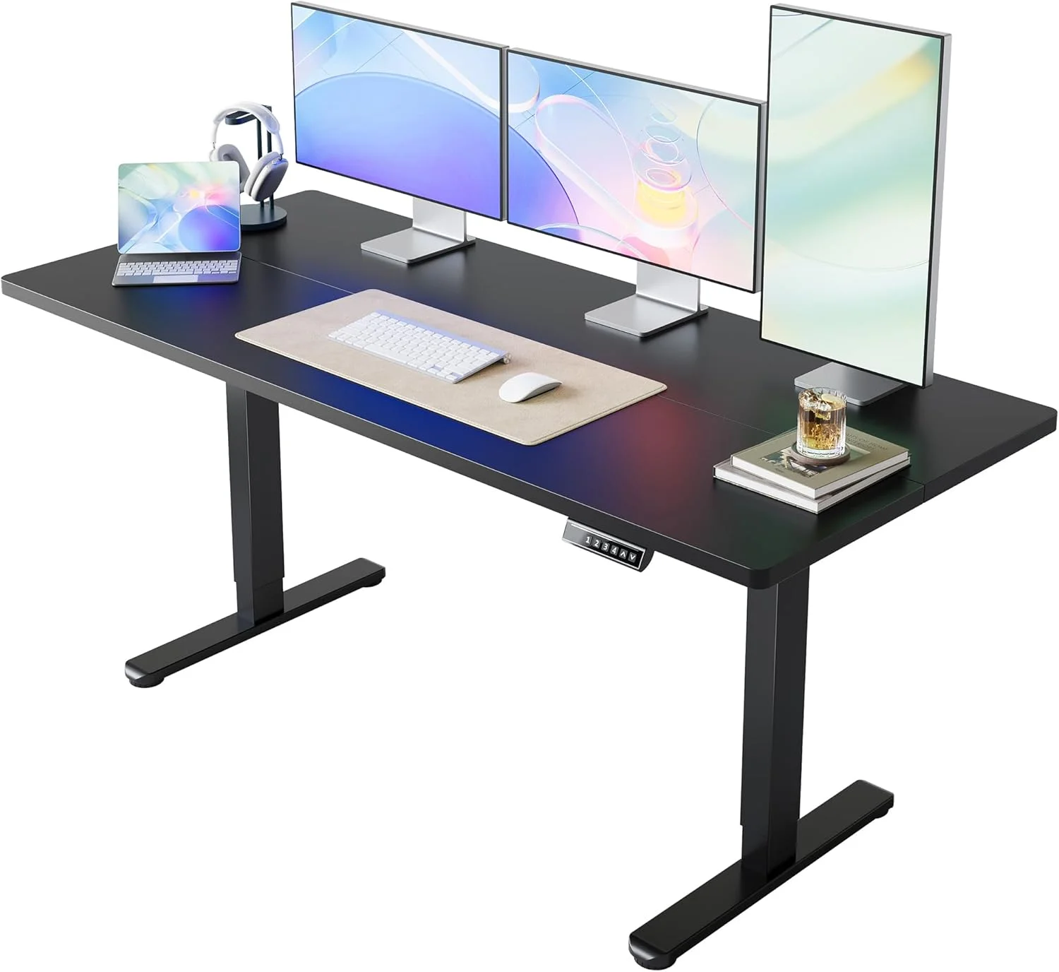 32 Small Electric Standing Desk Adjustable Height, 4 Memory Height Settings - Image 7