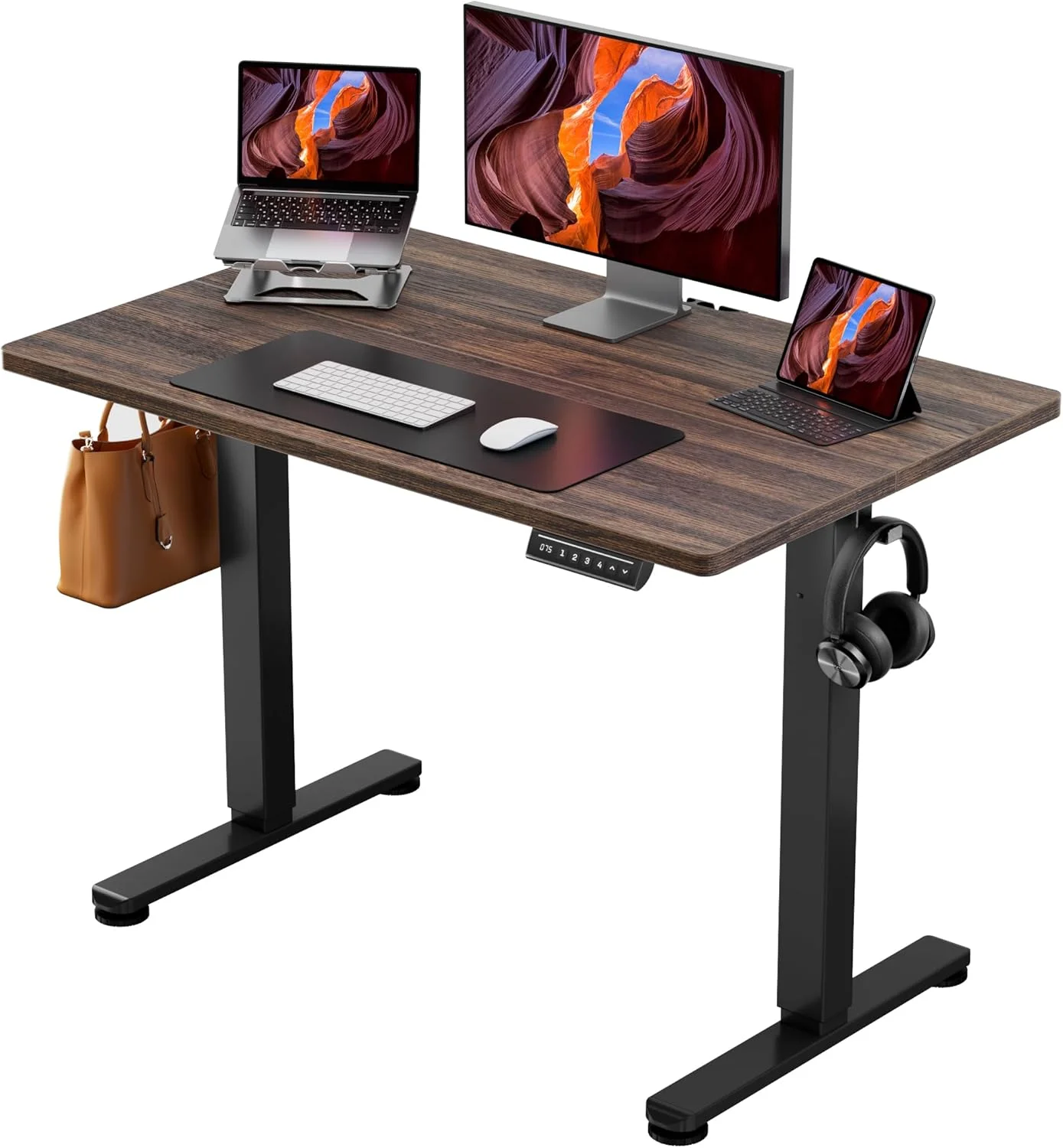 Height Adjustable Electric Standing Desk, 48 x 24 Inches Sit Stand up Desk - Image 23