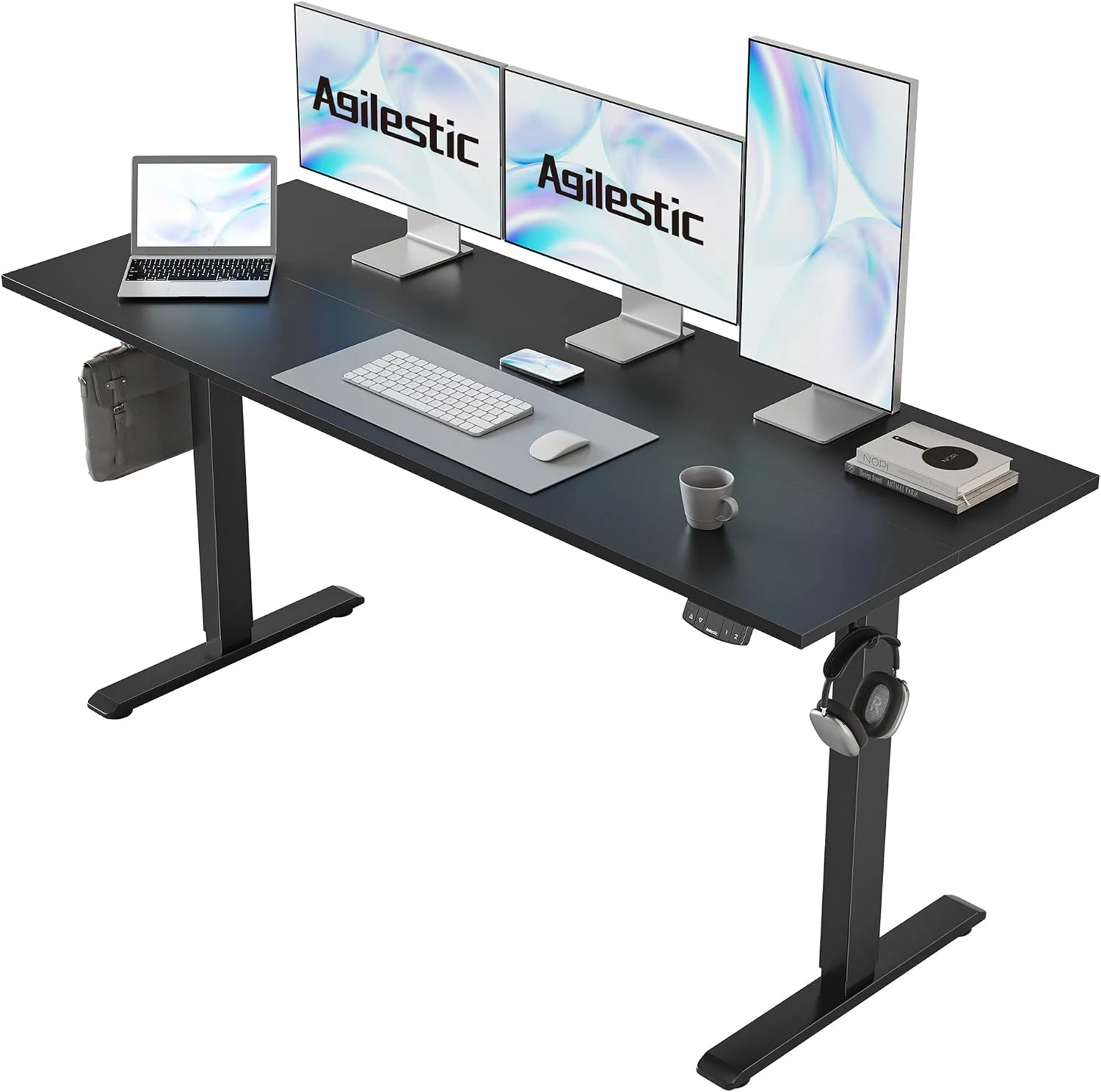 Electric Standing Desk, 48 x 24 Inches Height Adjustable Desk - Image 2
