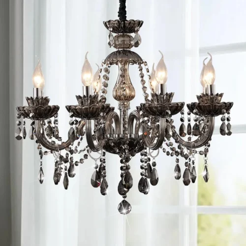 Alternative view of Chandeliers Classic Crystal Candle Chandelier Lighting