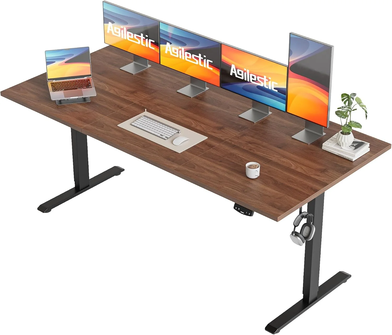 Electric Standing Desk, 48 x 24 Inches Height Adjustable Desk - Image 32