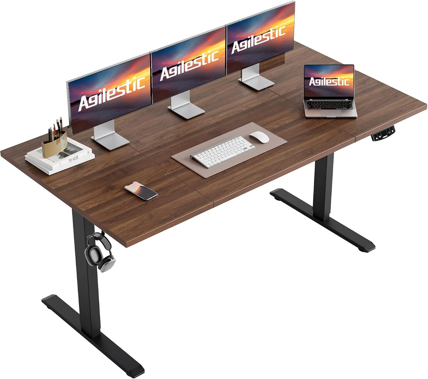 Electric Standing Desk, 48 x 24 Inches Height Adjustable Desk