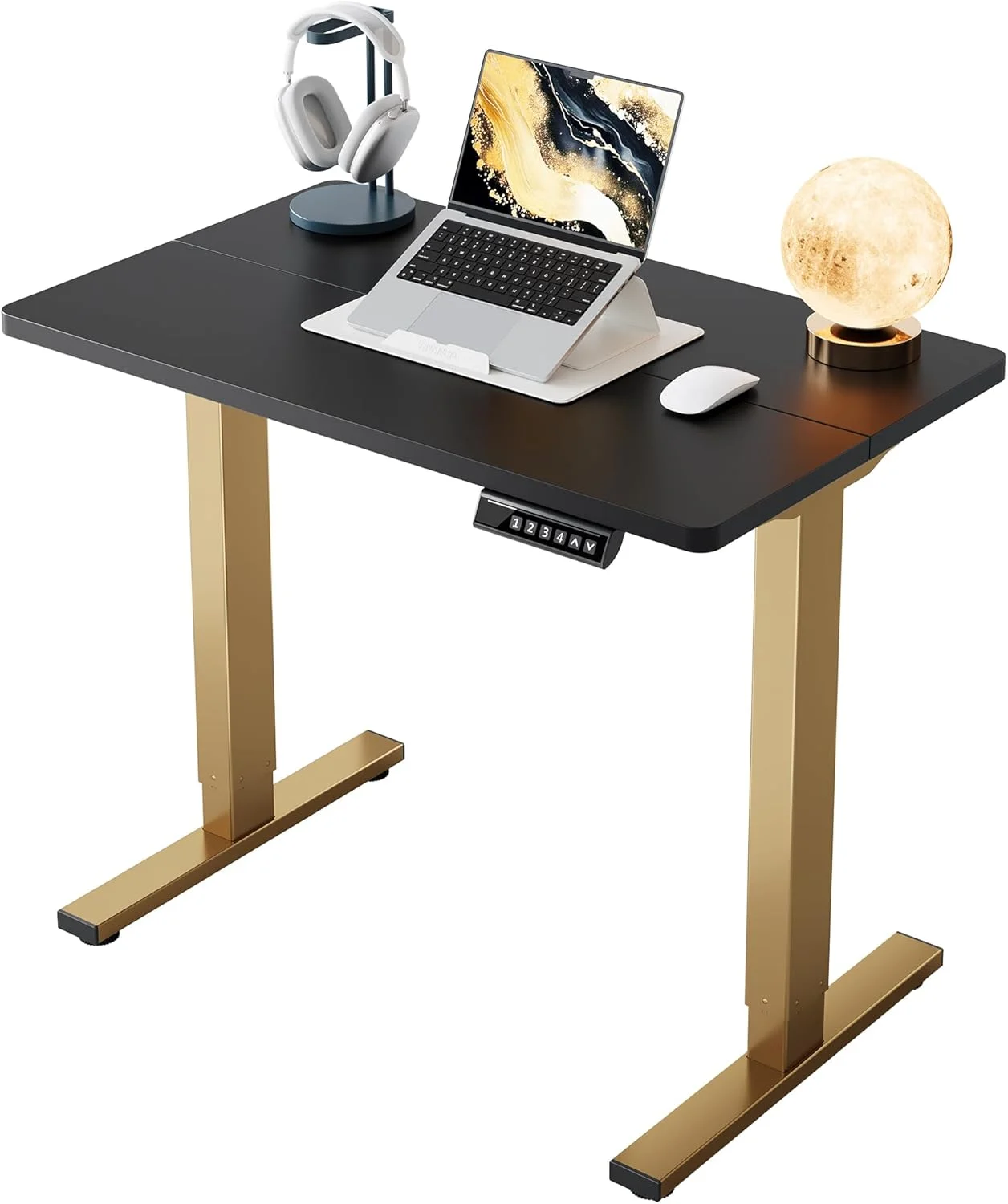 32 Small Electric Standing Desk Adjustable Height, 4 Memory Height Settings - Image 38