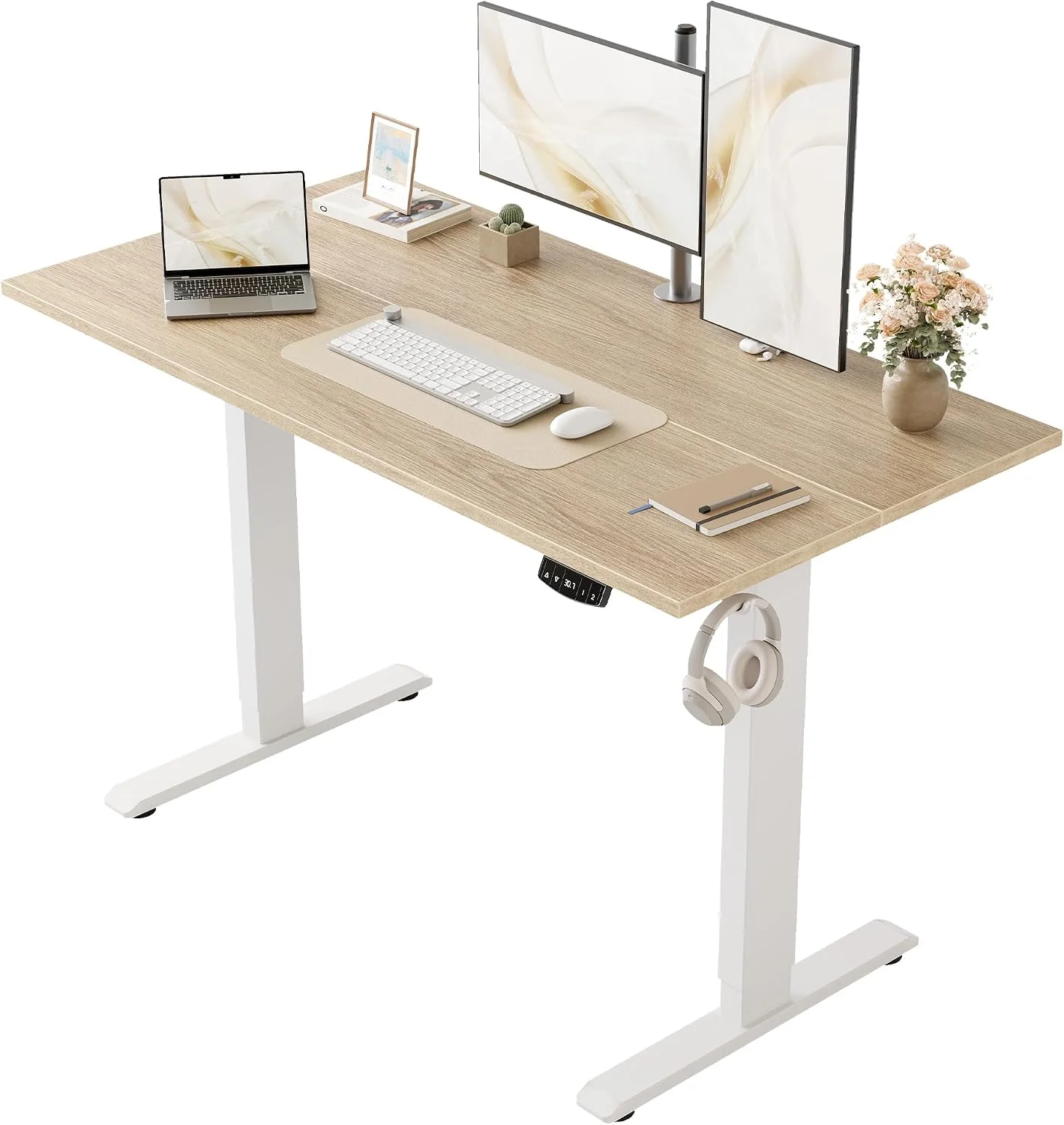 Electric Standing Desk, 48 x 24 Inches Height Adjustable Desk - Image 29
