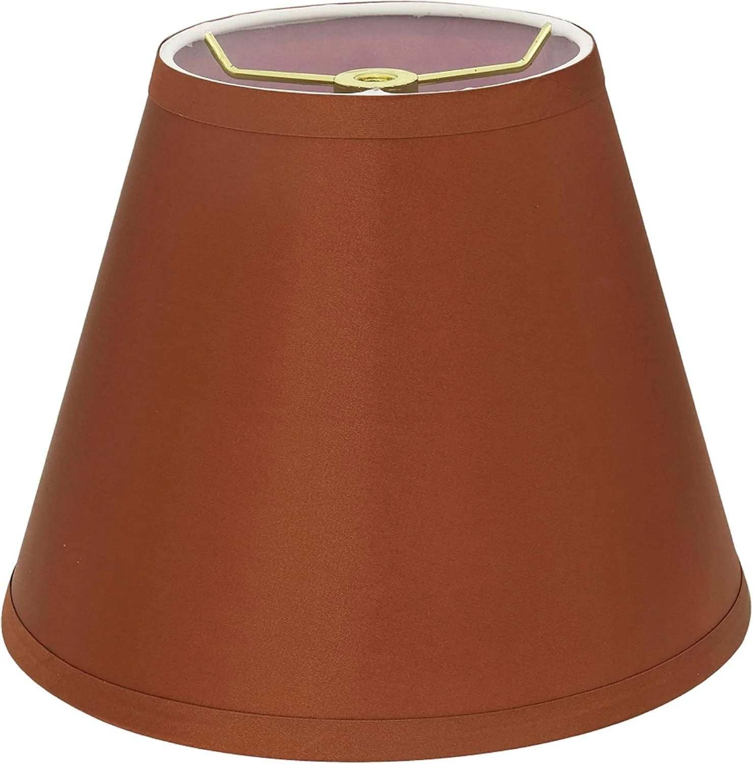 Creative 32622 Transitional Empire Shape Spider Construction Lamp Shade in Cider Brown - Image 5