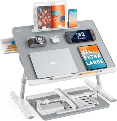 Bed Tray Desk, SAIJI X-Large Adjustable Laptop Table