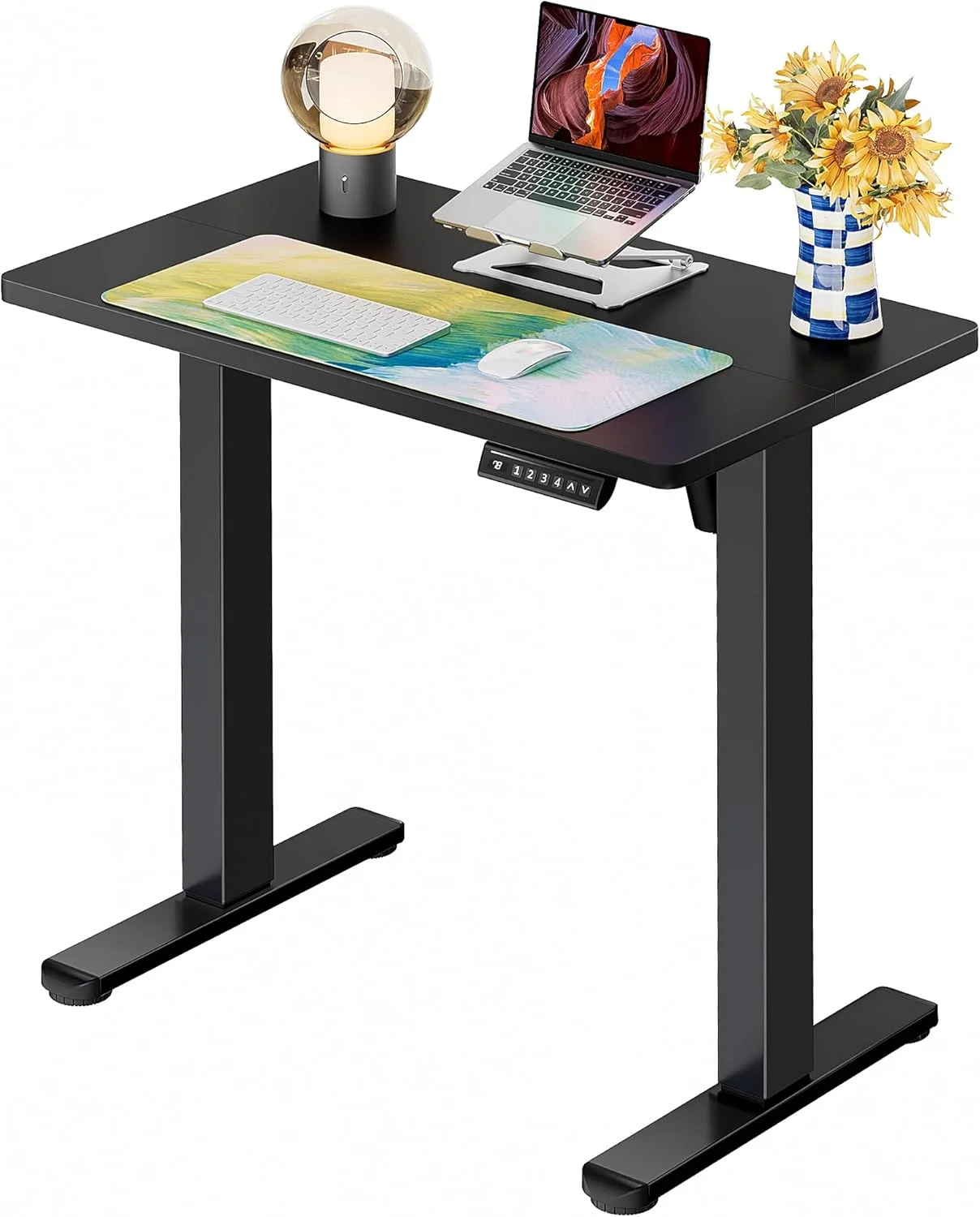 Height Adjustable Electric Standing Desk, 48 x 24 Inches Sit Stand up Desk - Image 2