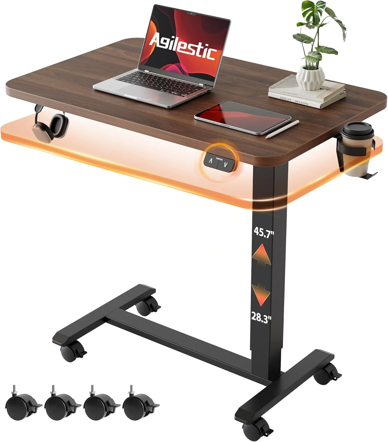 Electric Standing Desk, 48 x 24 Inches Height Adjustable Desk - Image 20