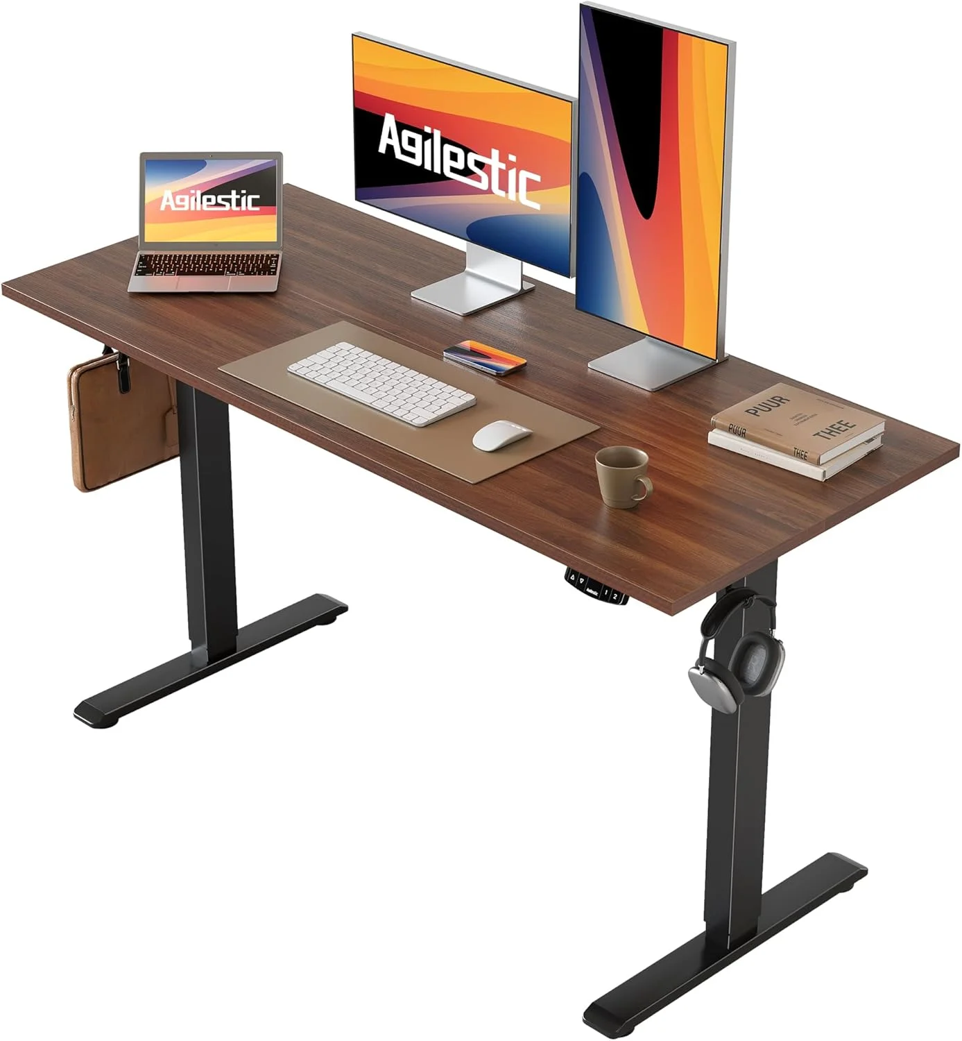 Electric Standing Desk, 48 x 24 Inches Height Adjustable Desk - Image 10