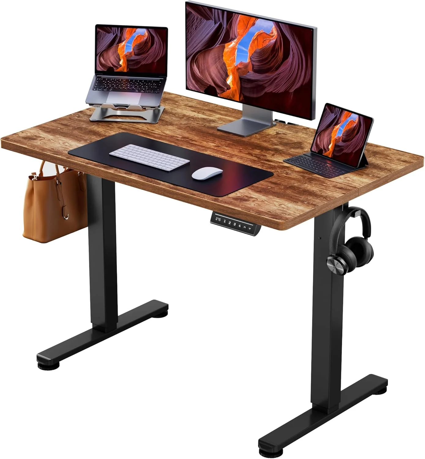 Height Adjustable Electric Standing Desk, 48 x 24 Inches Sit Stand up Desk - Image 24