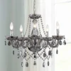 Mossi 5 Light Modern Contemporary Elegant K9 Crystal Glass Chandelier Pendant Ceiling Lighting Fixture