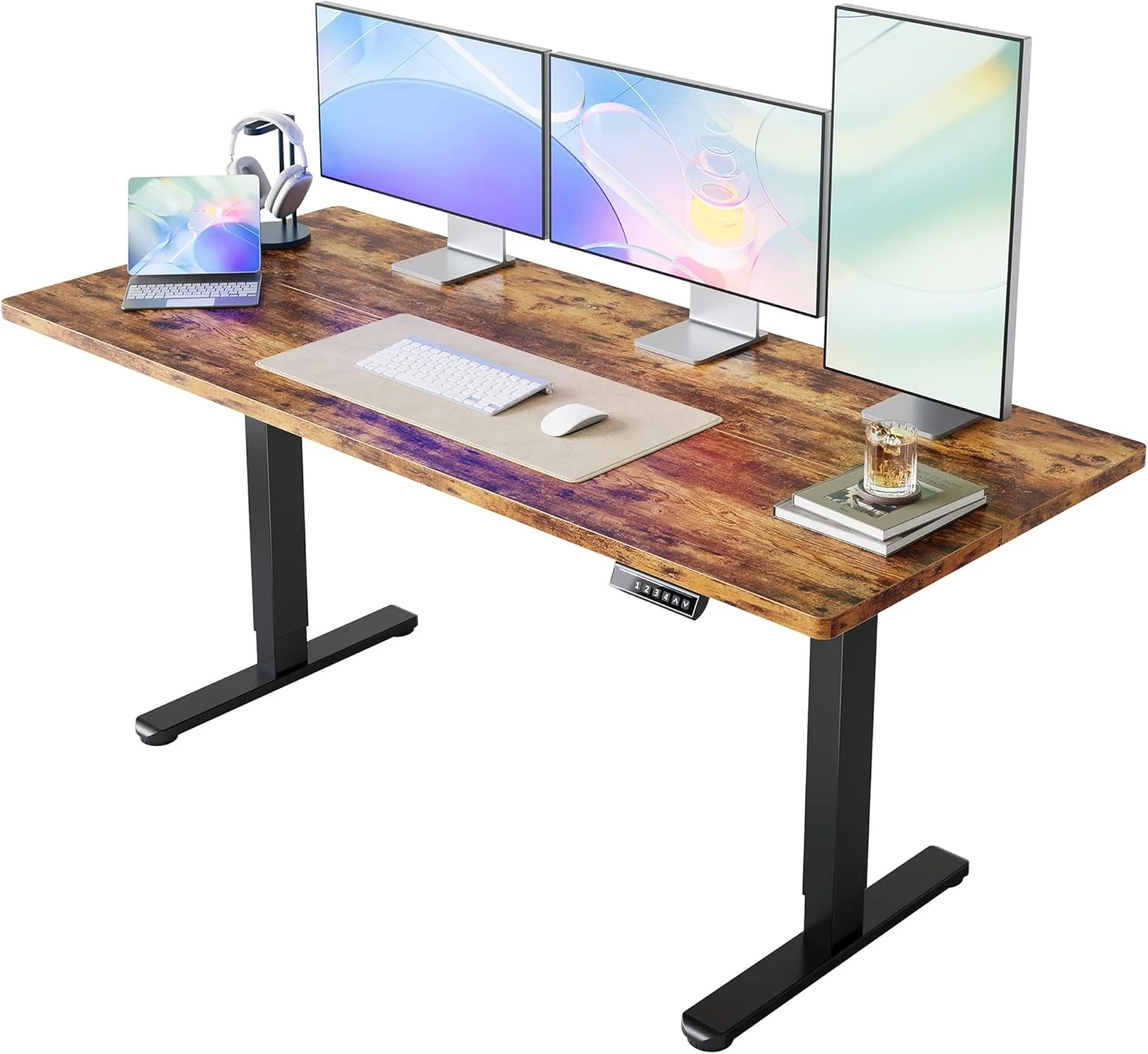 32 Small Electric Standing Desk Adjustable Height, 4 Memory Height Settings - Image 5