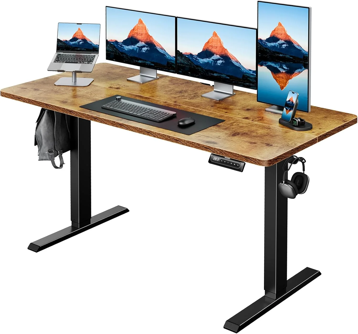 32 Small Electric Standing Desk Adjustable Height, 4 Memory Height Settings - Image 41