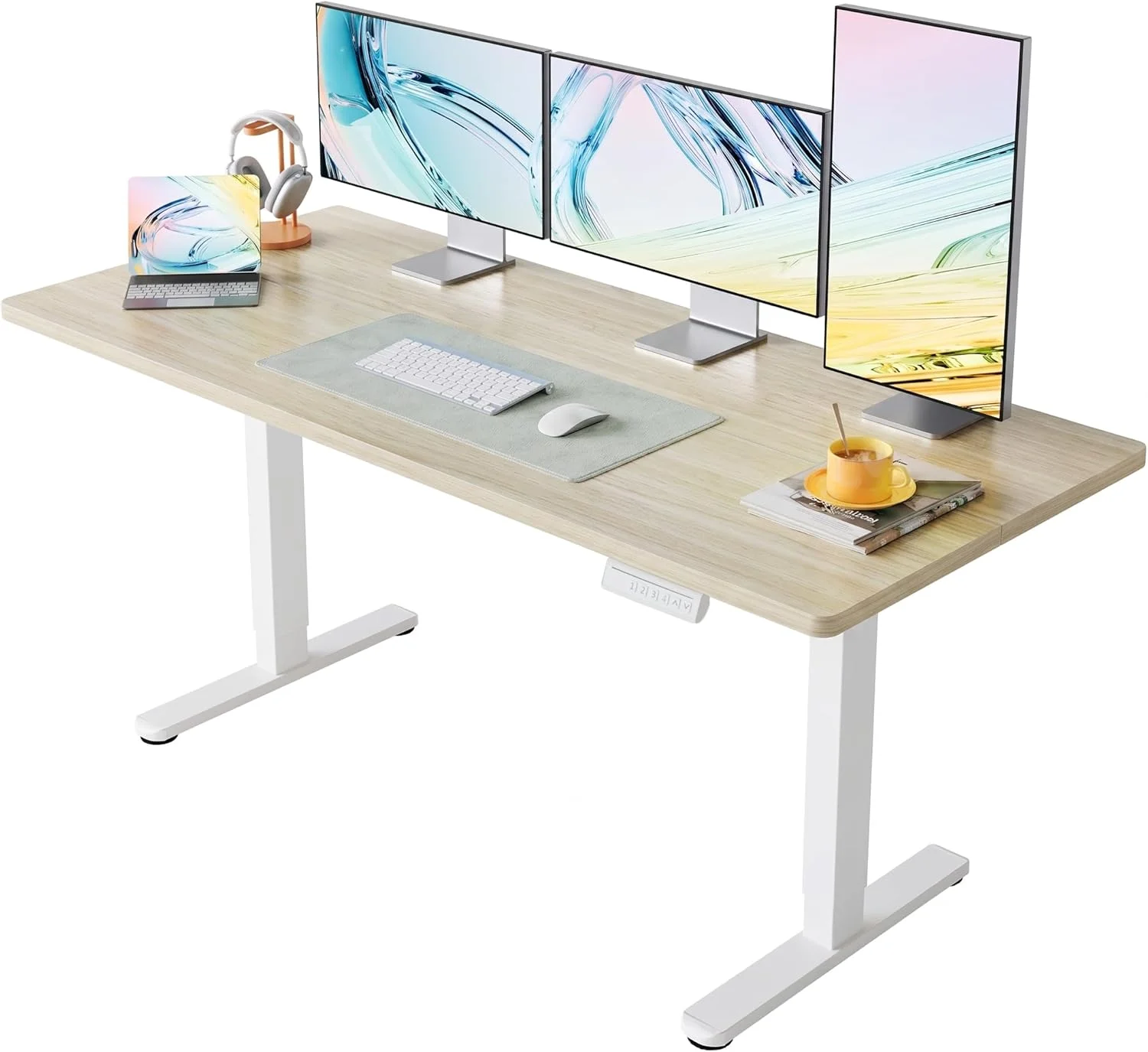 32 Small Electric Standing Desk Adjustable Height, 4 Memory Height Settings - Image 25