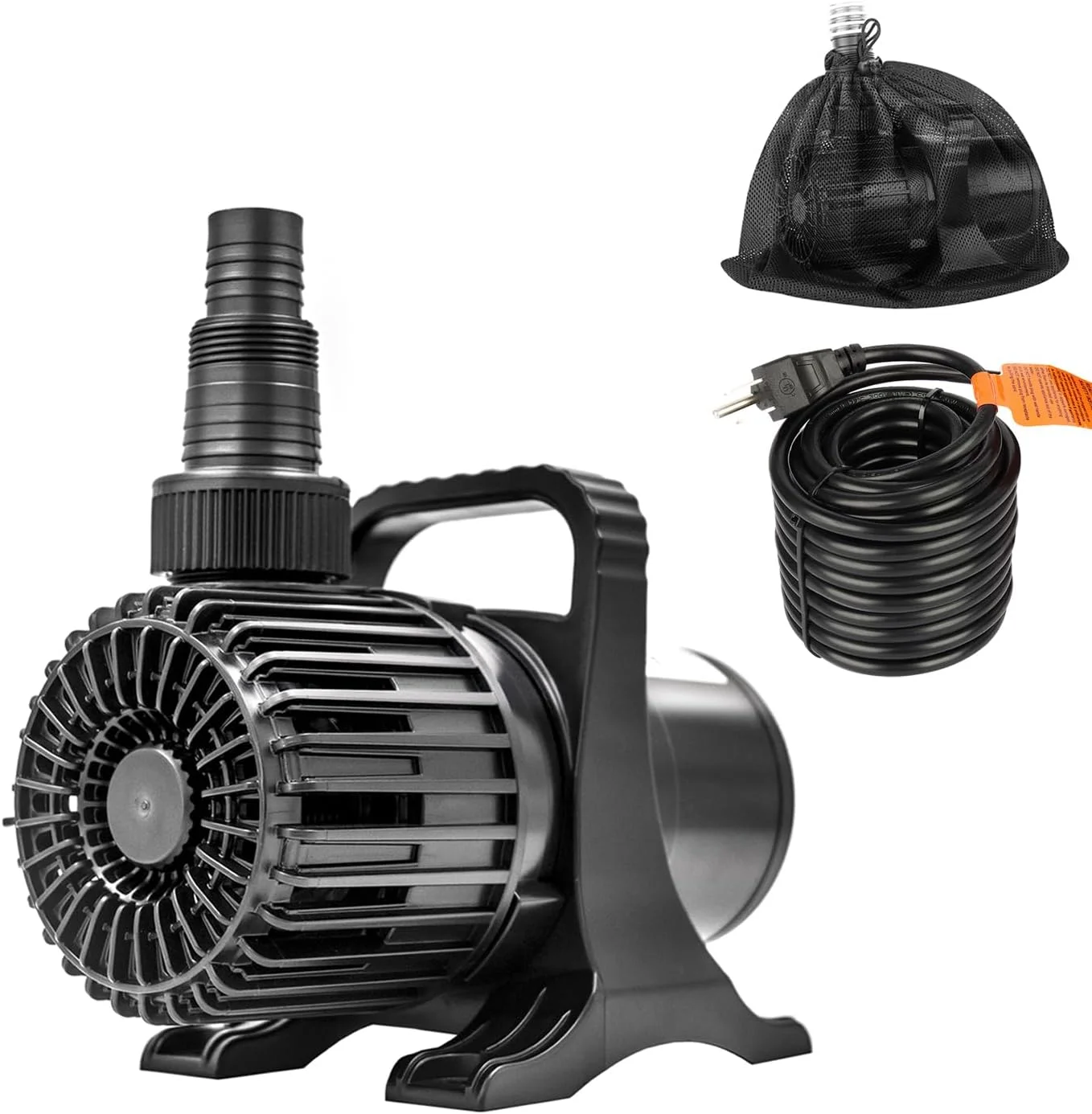 WATER 1800 GPH 100W IPX8 Submersible Small Pond Waterfall Pump, 32.8FT long power cord - Image 3