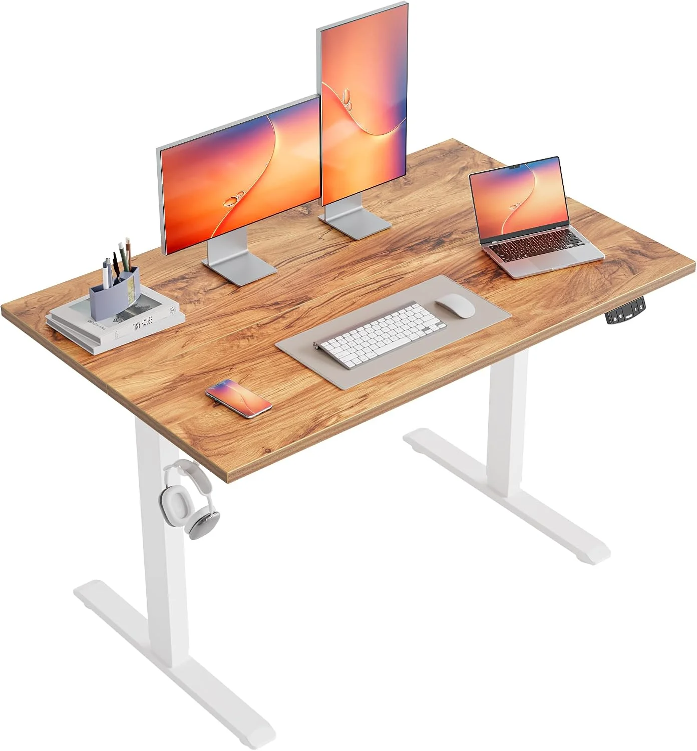 Electric Standing Desk, 48 x 24 Inches Height Adjustable Desk - Image 22