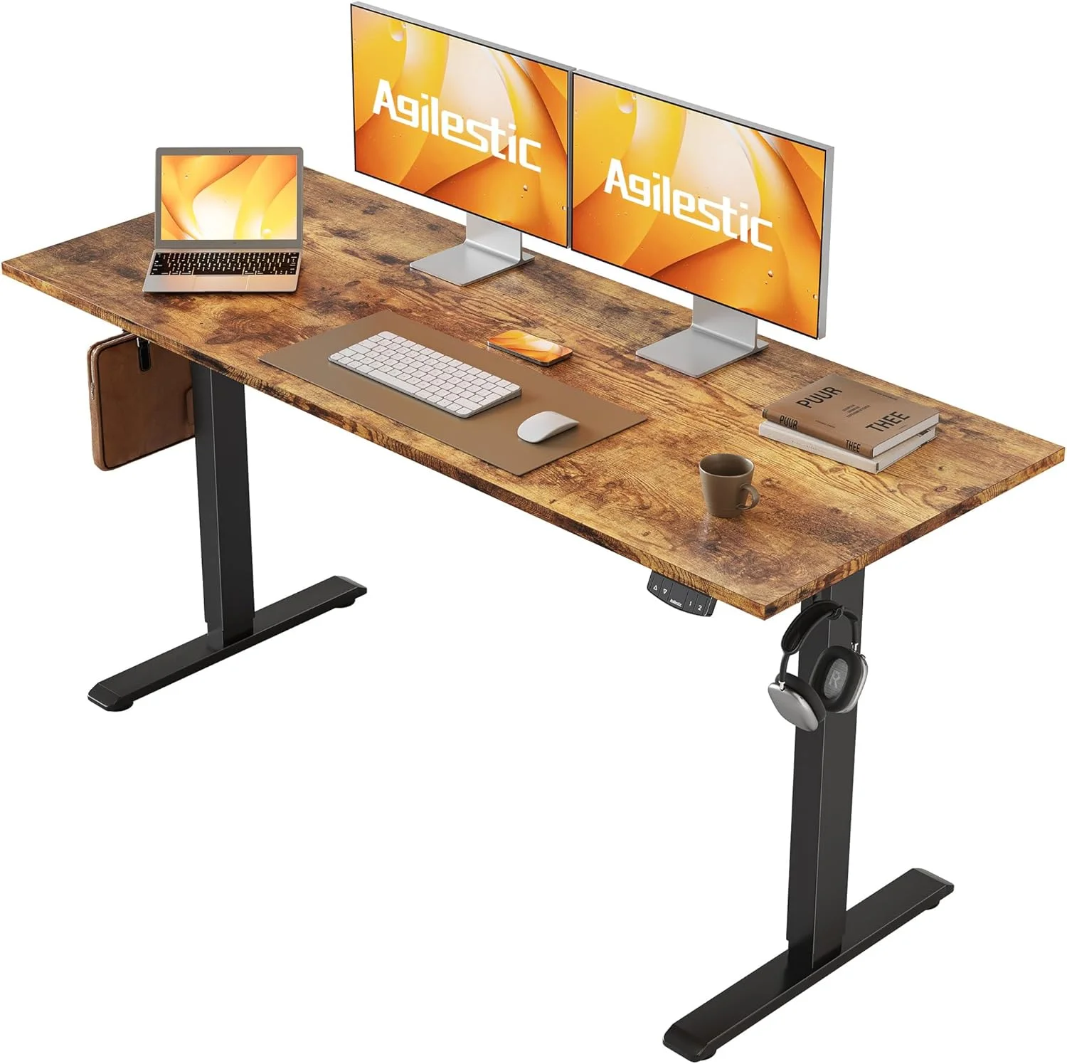 Electric Standing Desk, 48 x 24 Inches Height Adjustable Desk - Image 33