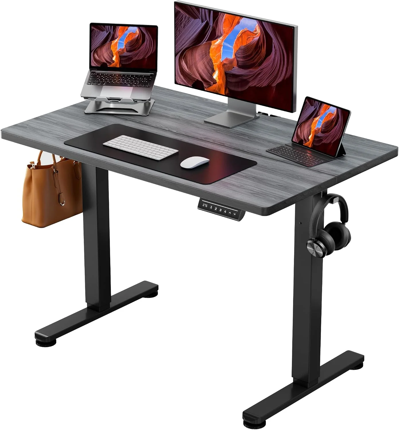 Height Adjustable Electric Standing Desk, 48 x 24 Inches Sit Stand up Desk - Image 5