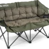 Camping Chairs Padded Loveseat Chair for 2 Person, Heavy Duty Oversized Camping Couch for Adults Outdoor Lawn