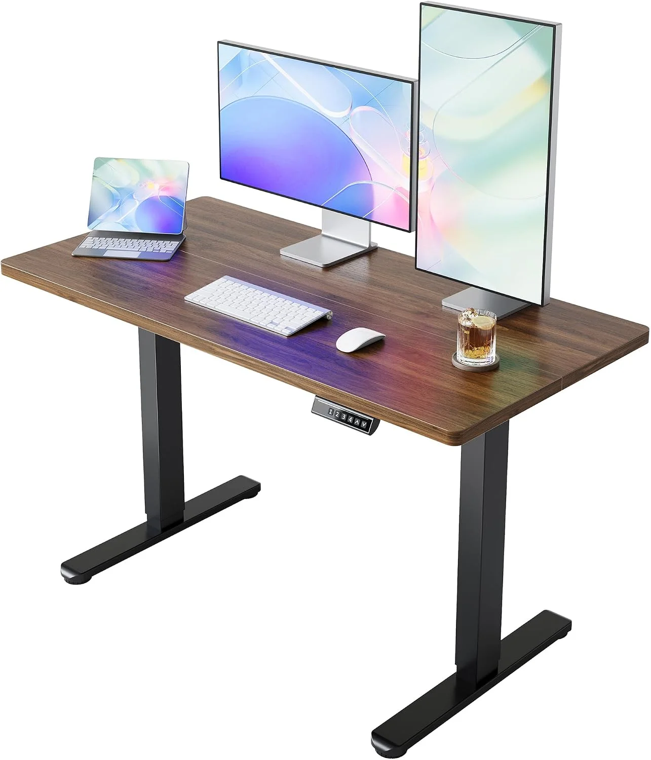 32 Small Electric Standing Desk Adjustable Height, 4 Memory Height Settings - Image 22