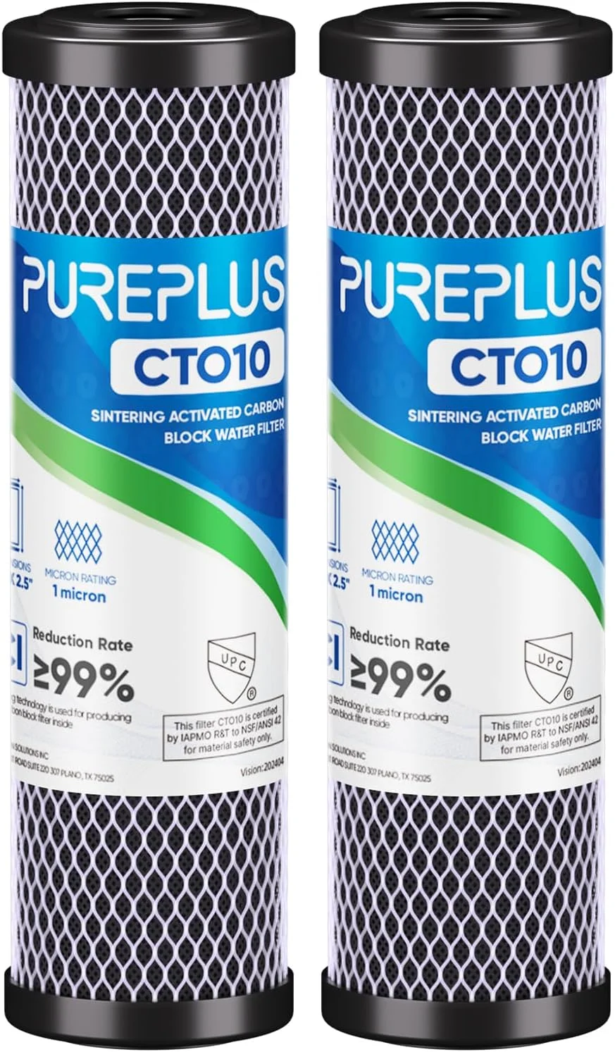 Micron 2.5 x 10 Whole House CTO Carbon Water Filter Cartridge Replacement for Under Sink Water Filter System, Dupont - For Home Projects - Image 10